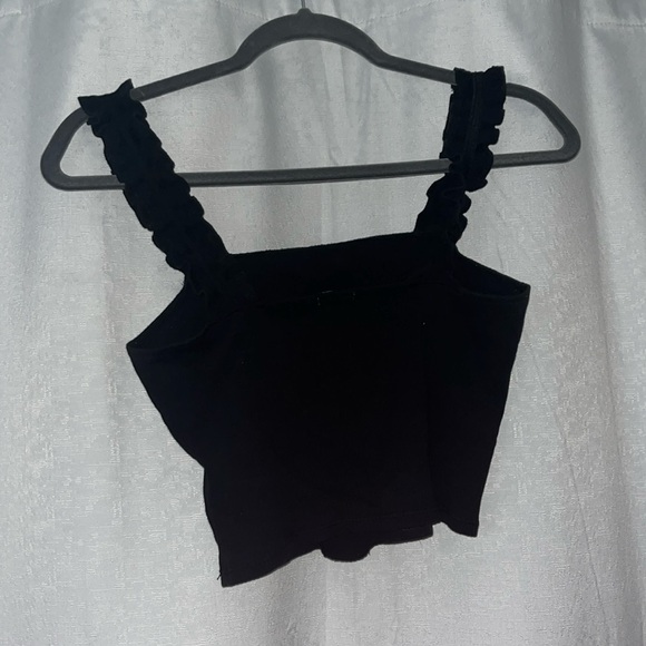 Garage Ribbed Cropped Tank Top - Picture 2 of 2
